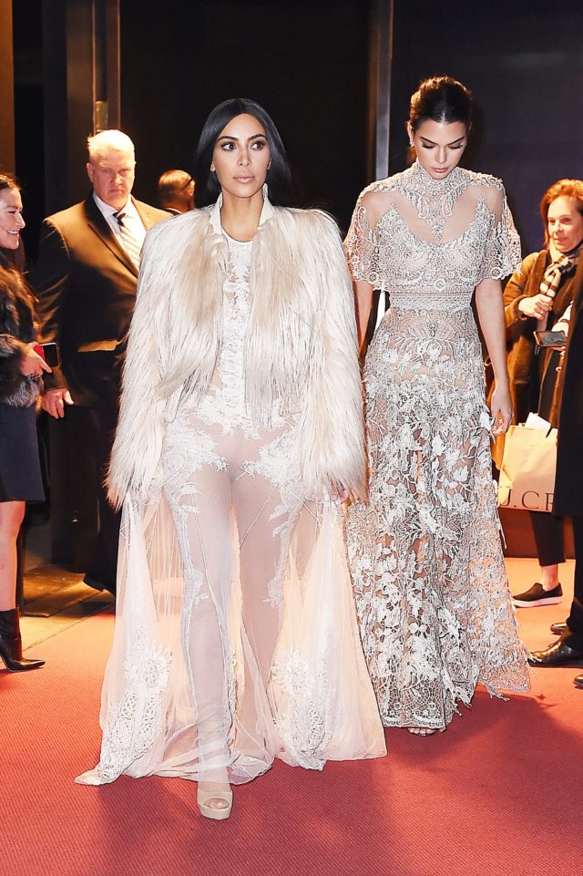 Kim Kardashian and Kendall Jenner are ready for their close ups